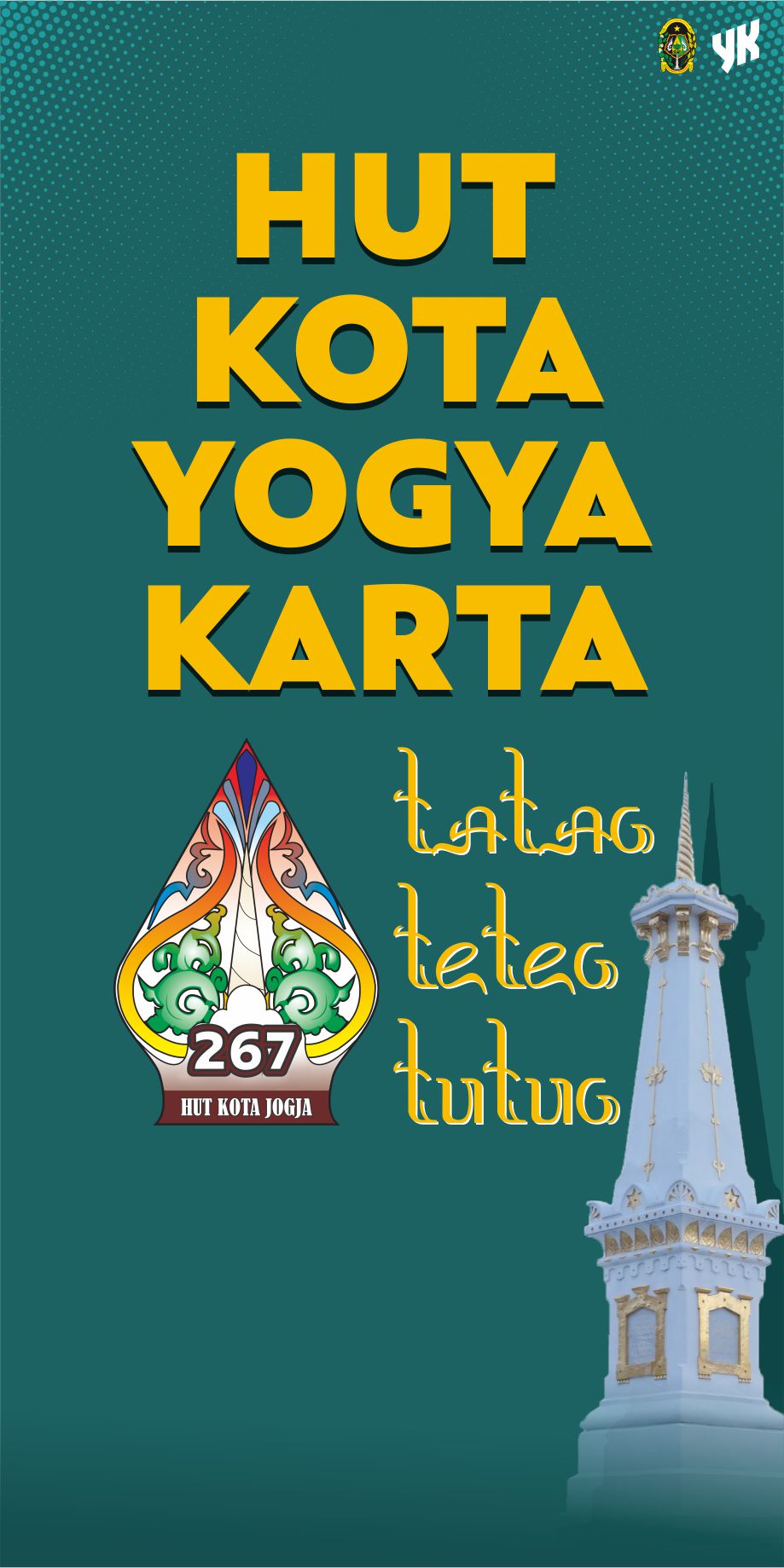 Materi Desain HUT ke-267 Kota Yogyakarta
