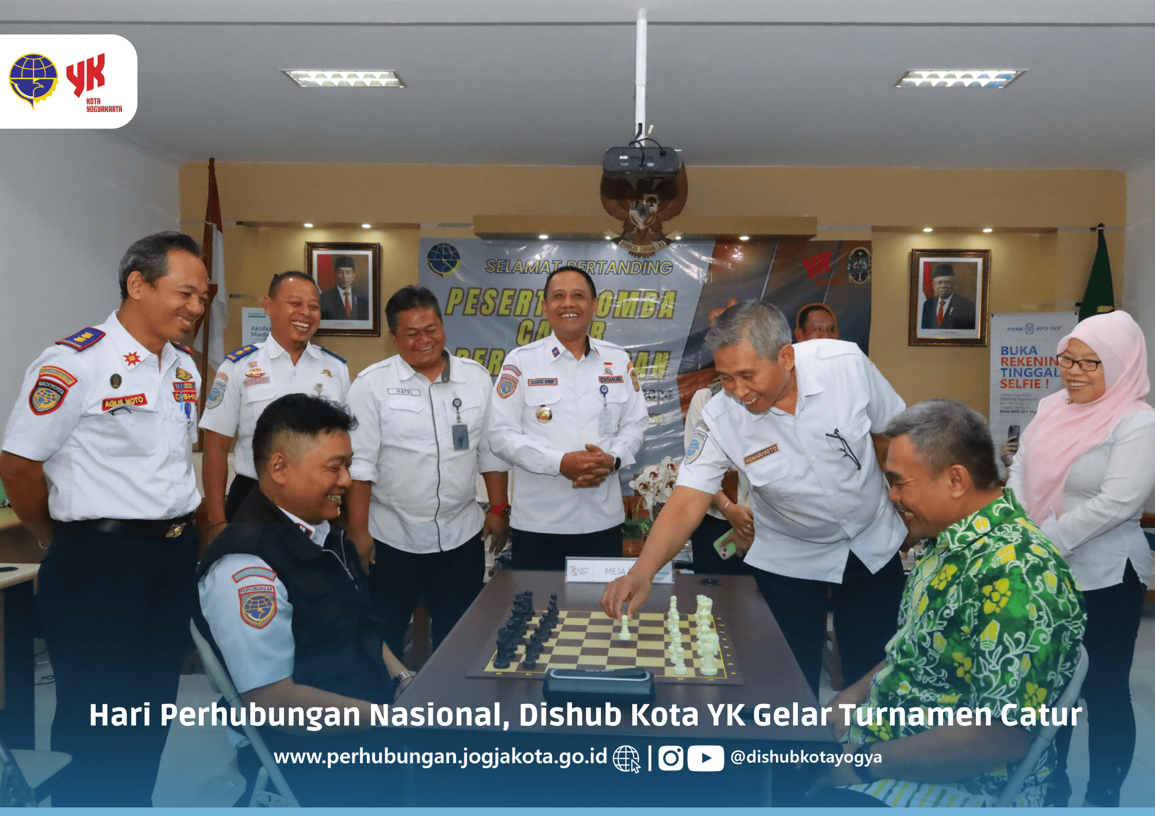 Rayakan Hari Perhubungan Nasional, Dishub Kota YK Gelar Turnamen Catur