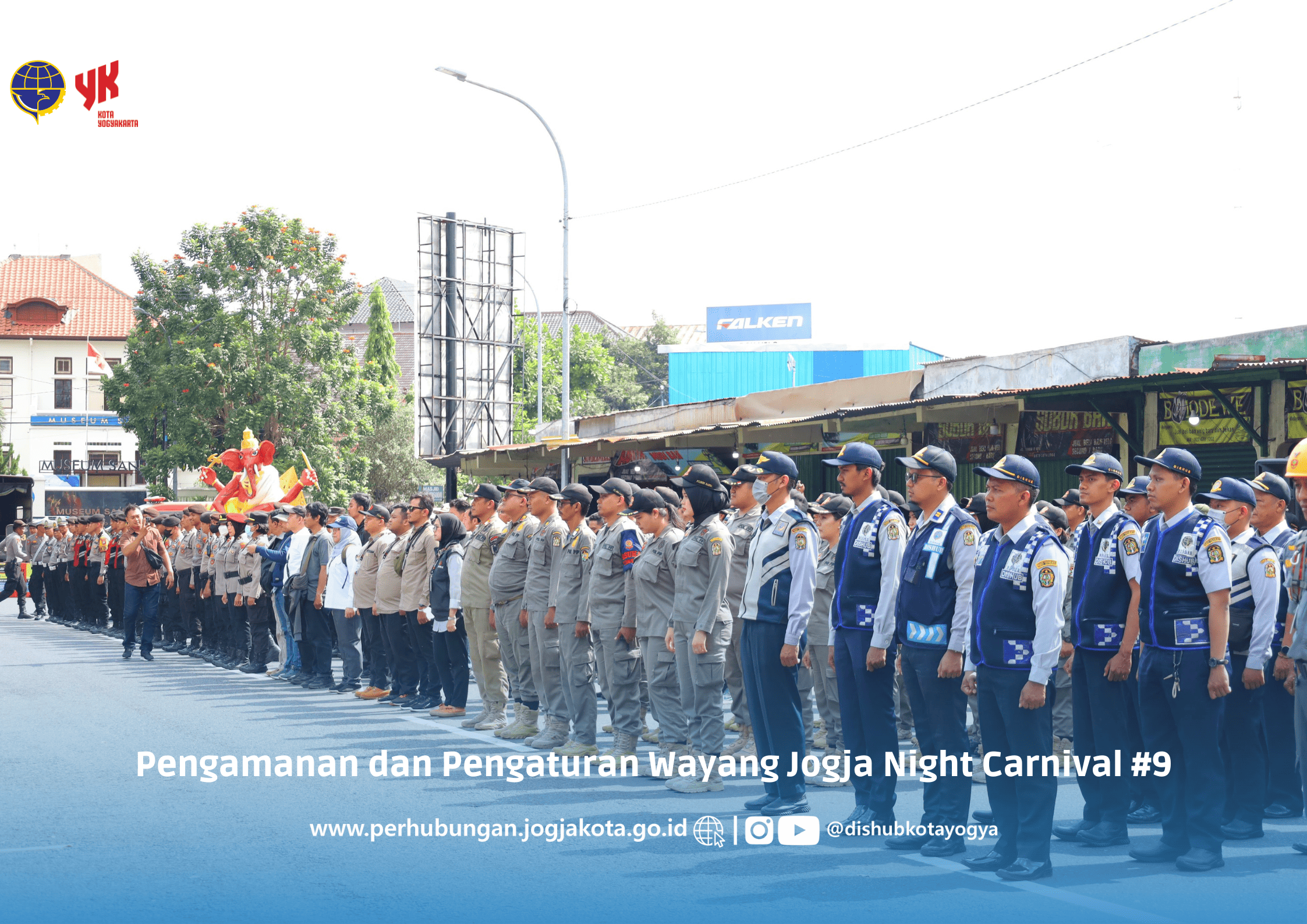 Pengamanan dan Pengaturan Wayang Jogja Night Carnival #9