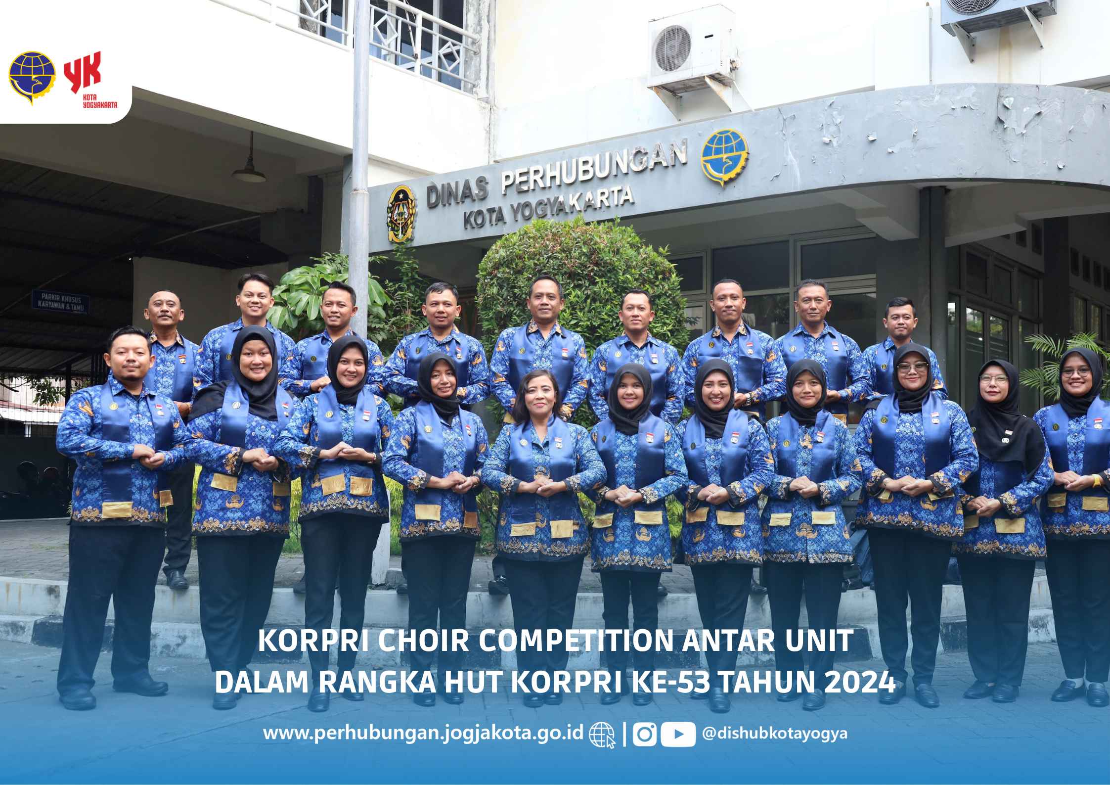 KORPRI CHOIR COMPETITION ANTAR UNIT DALAM RANGKA HUT KORPRI KE-53 TAHUN 2024